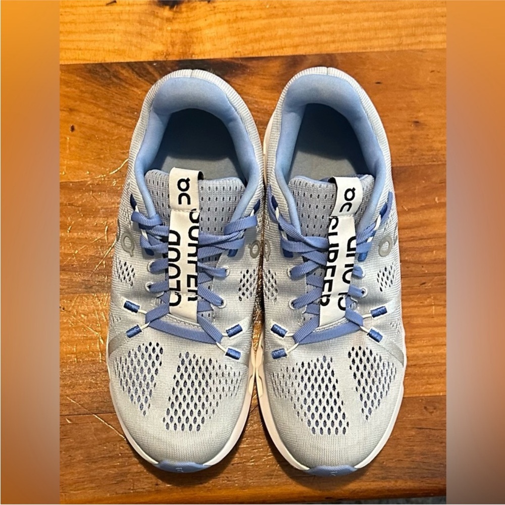 On Running athletic shoes. Size 8. Great condition.